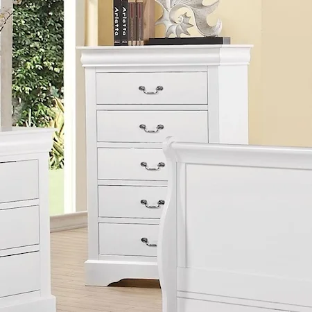 Transitional Chest of Drawers